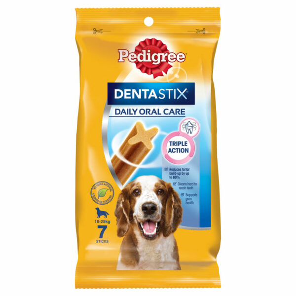 Pedigree DentaStix Dental Treats for Medium Dogs - 7 Pack