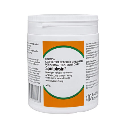 Sputolysin Mucolytic Powder for Horses 420g