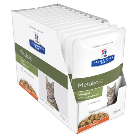 Hills Prescription Diet Feline Metabolic 85g x 12 Pouches