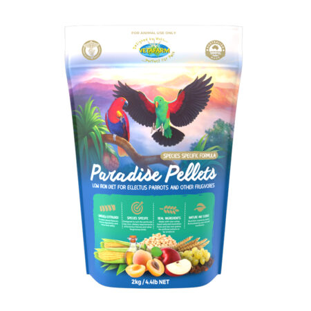 Vetafarm Paradise Pellets for Frugivores 2kg