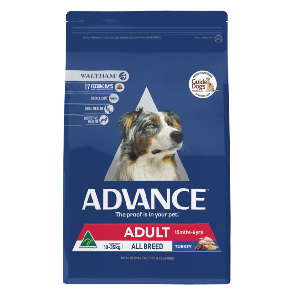 Advance Adult Dog Total Wellbeing Toy & Small Breed Turkey & Rice 3kg