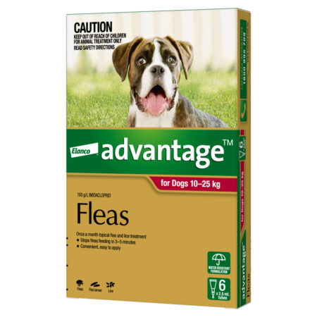 Advantage Red Spot-On for Large Dogs - 6 Pack